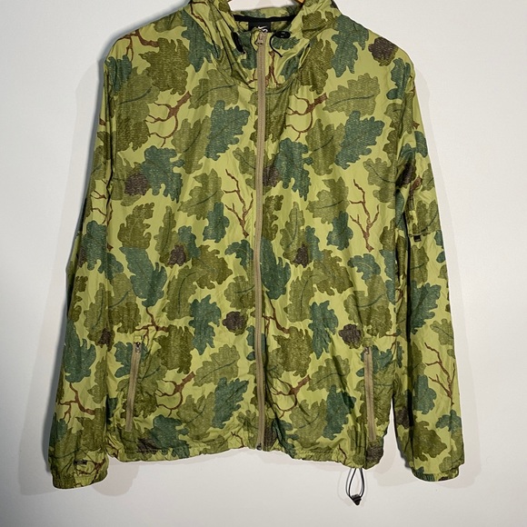 nike camo windbreaker jacket